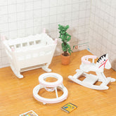 1/12 Mini Babys' Room Set for Miniature Scene Models DIY Dollhouse Free Combination assembly Scene Model