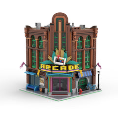 MOC-159975 Classic 80s Arcade Game Room Building Blocks Set