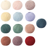 WILLIS Merino-Wool Yarn for Baby Clothes, Knitting Crochet Yarn for Scarf Hat Sweater Knitting, Hand DIY Craft