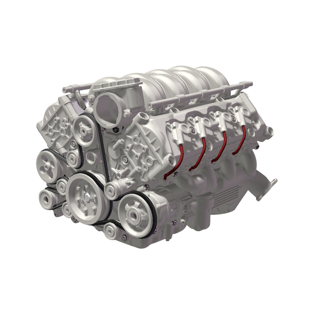 3D Printed Simulation Dynamic V8 Engine Internal Combustion Engine Model 3D Printed Simulation Dynamic V8 Engine Internal Combustion Engine Model