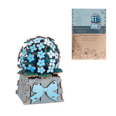 Wooden Assembled flower Model DIY 3D Diorama for Stress Relief & Toy Gift Desktop Christmas Gift