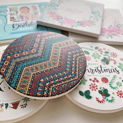 Personalized Ceramic Coasters & Magnets – Customizable for Gaming Desks & Home Decor