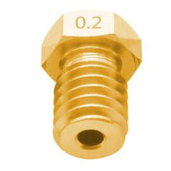 10 Pack DIY M6 Thread 1.75mm /0.2 Nozzle, 3D Printer Accessories