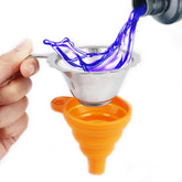 SLA Photosensitive Resin Filter and Funnel Hopper Set for 15mm Neck Width Bottle, 3D Printer Accessories