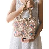 'The Story of Roses' French Style Floral Crochet Bag Kit