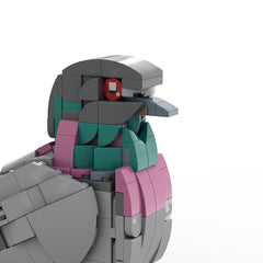 Mocsage MOC-208738 Feral Pigeon Building Blocks Set (255PCS)