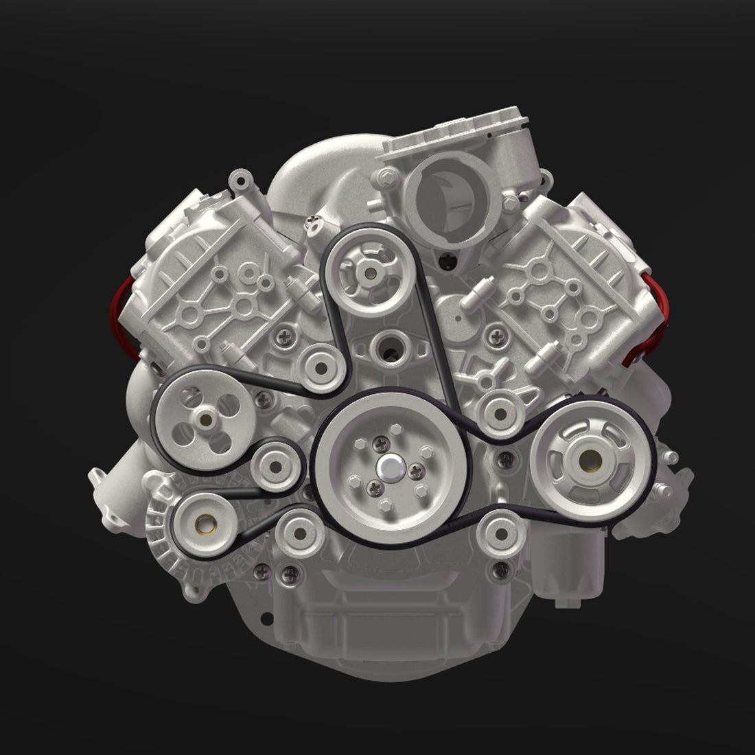 3D Printed Simulation Dynamic V8 Engine Internal Combustion Engine Model 3D Printed Simulation Dynamic V8 Engine Internal Combustion Engine Model