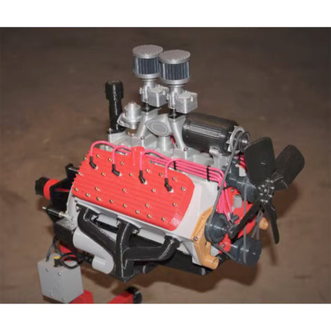 3D Printed Engine Model,MY MODEL 1/4 Scale V8 Engine FDM