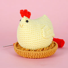 DIY Crochet Kit for Plush Dolls - Complete Set with Accessories & Video Tutorial