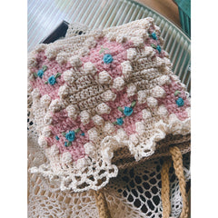 'The Story of Roses' French Style Floral Crochet Bag Kit