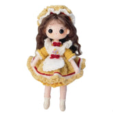 Princess-Autumn Micro Crochet DIY Kit for Beginners, Adorable Amigurumi Doll, Handmade Gift