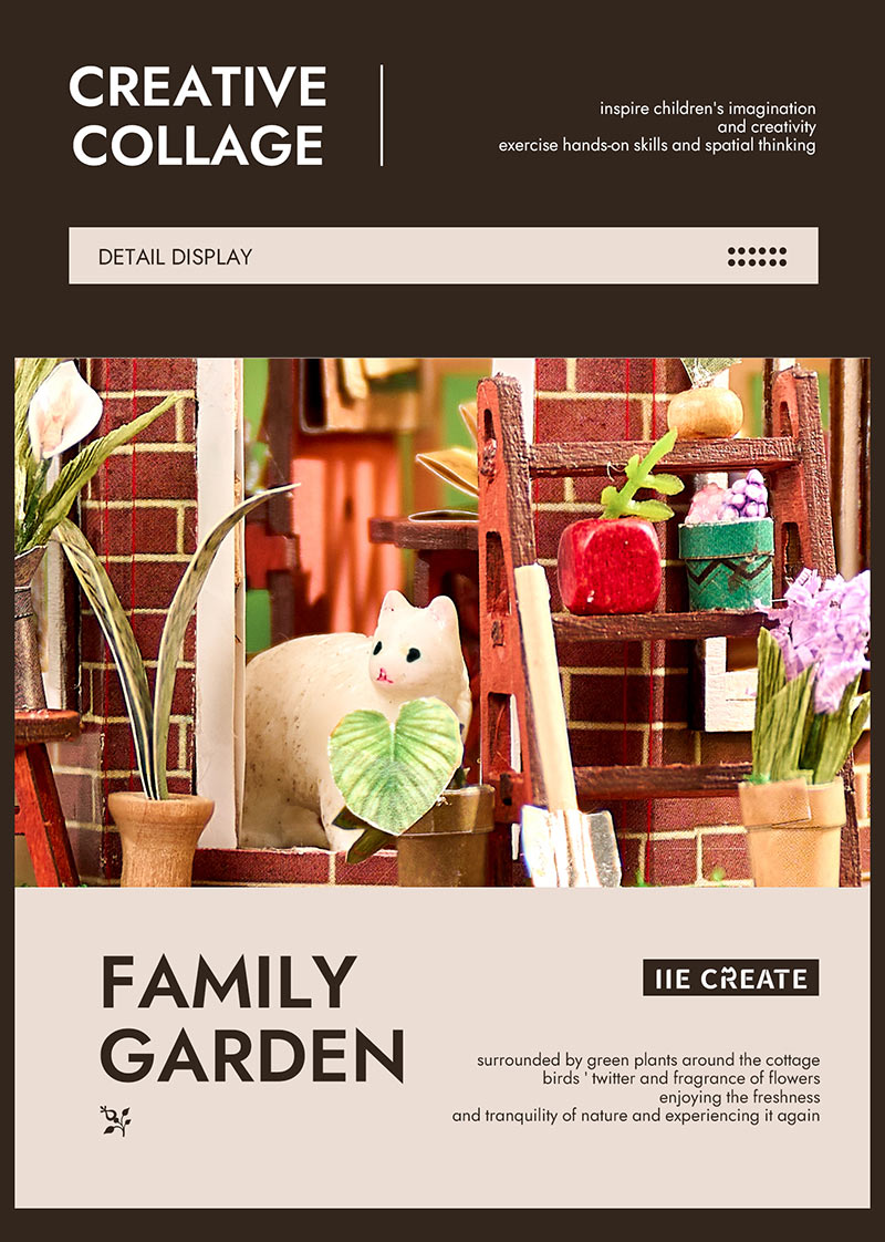 Magic House Scene Model Kit DIY Miniature Wooden Christmas Gifts Small size wooden assembly model Magic House Scene Model Kit DIY Miniature Wooden Christmas Gifts Small size wooden assembly model