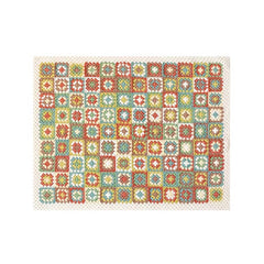 SpringField Handmade Crochet Kit for Beginners Blanket Granny Square with Step-by-Step Video Tutorial Learn How to Crochet Throw for Adults Kids, Great Gift for Crochet Lovers