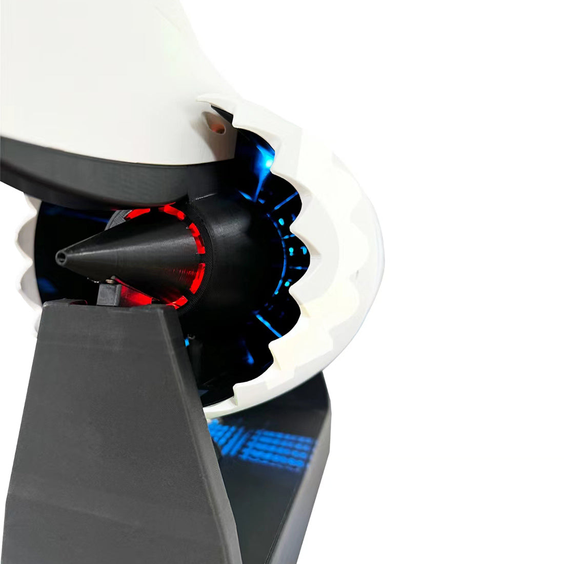 Nacelle Thrust Reverser Turbofan Engine Model 3D Printed High-end boy technology ornaments gift with light Finished version Nacelle Thrust Reverser Turbofan Engine Model 3D Printed High-end boy technology ornaments gift with light Finished version