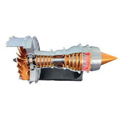 Latest TRENT 900 Turbofan Aircraft Engine Model Mini Version Simulated Functional Kit with LED Light 3D printing(50PCS+)