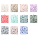 WILLIS Solid Color Wool Blend Yarn for Hand Knitting Crochet, DIY Doll Making