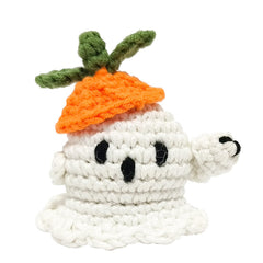 DIY Crochet Kit for Yarn Ornaments - Complete Set with Accessories & Video Tutorial (Glow in Dark Halloween Toy)