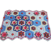 Liangben Handmade Original Frida Pattern Crochet Blanket Kit (Cotton Yarn)