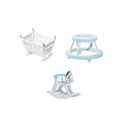 1/12 Mini Babys' Room Set for Miniature Scene Models DIY Dollhouse Free Combination assembly Scene Model