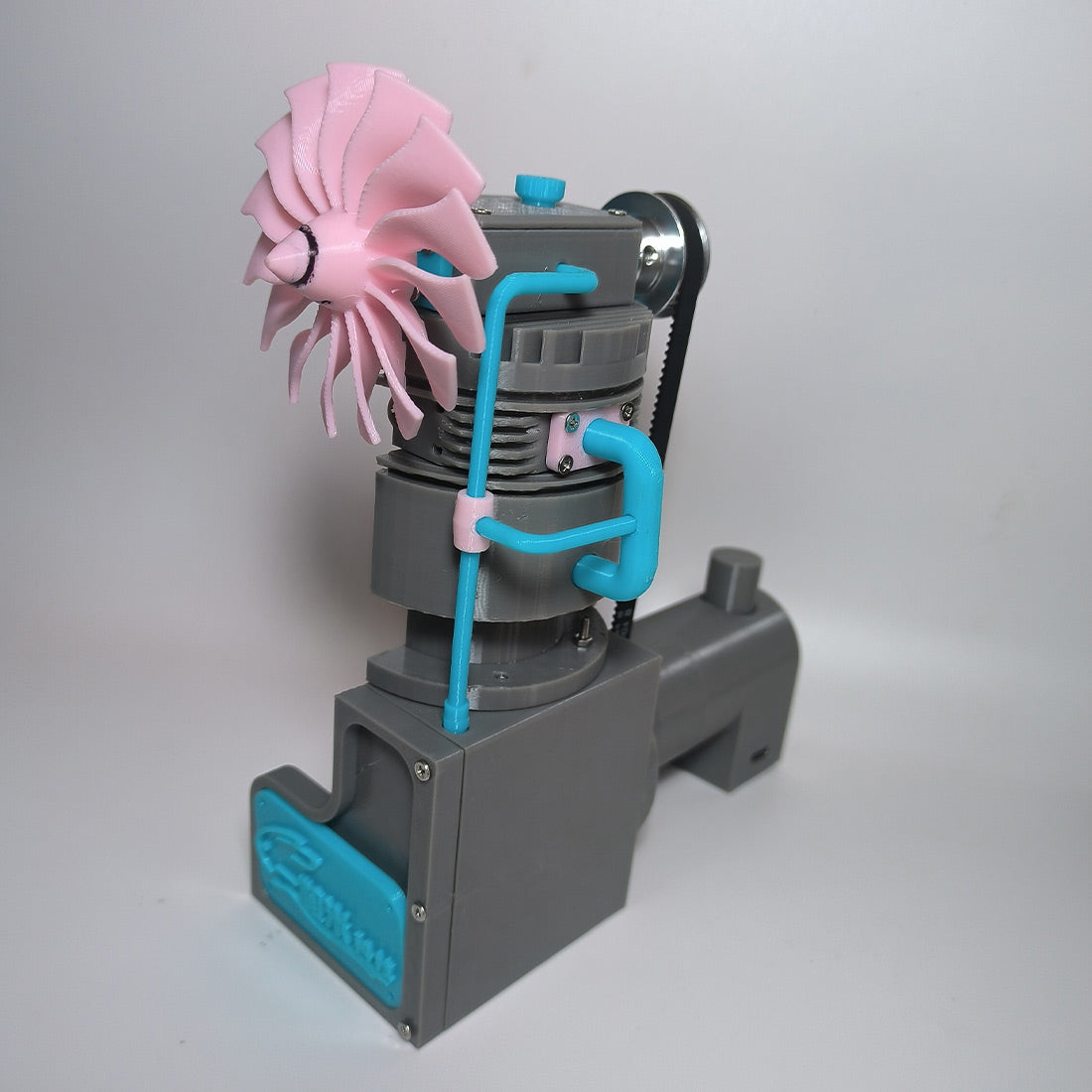 Single-cylinder Engine Cutaway Model Educational Toys Desktop Ornaments Creative Gifts 3D Printed Single-cylinder Engine Cutaway Model Educational Toys Desktop Ornaments Creative Gifts 3D Printed