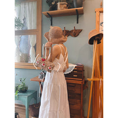 'Bread & Roses' Strawberry Cake Design Crochet Bag Kit, Bobble Stitch Pattern DIY Shoulder Bag