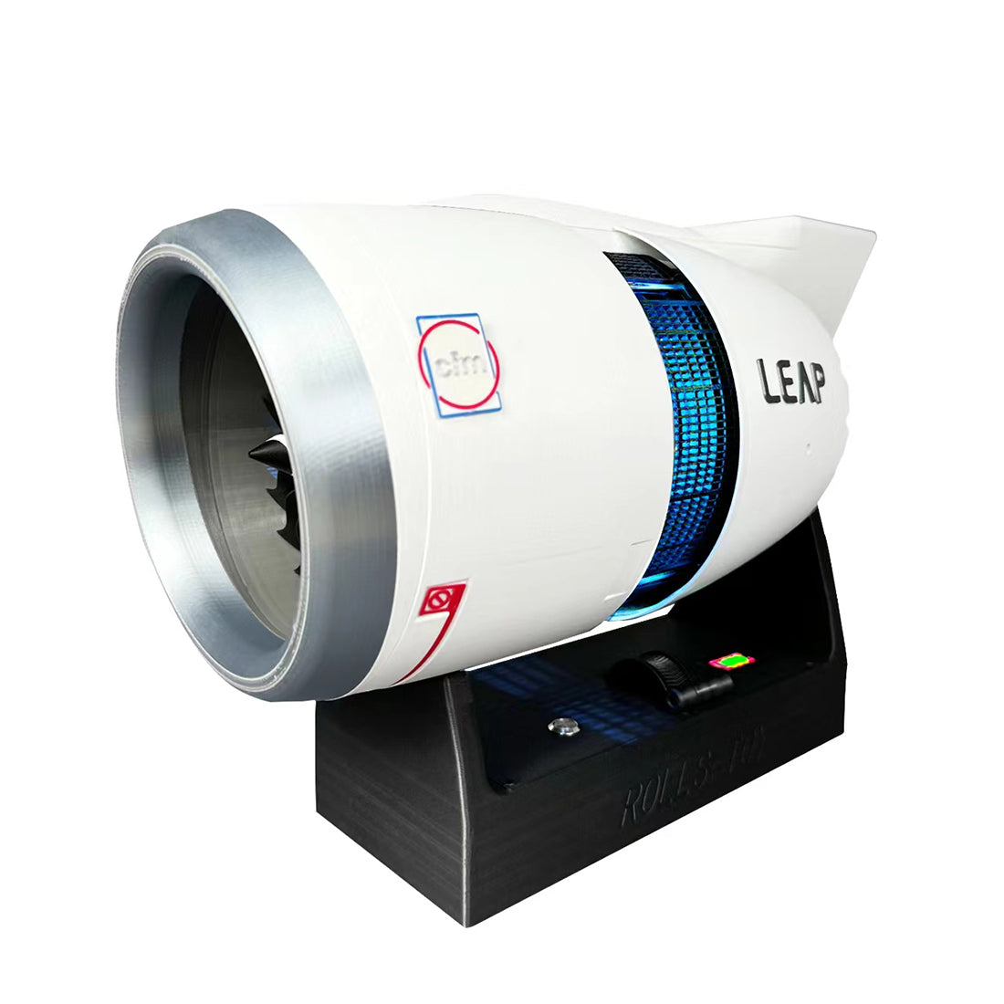 Nacelle Thrust Reverser Turbofan Engine Model 3D Printed High-end boy technology ornaments gift with light Finished version Nacelle Thrust Reverser Turbofan Engine Model 3D Printed High-end boy technology ornaments gift with light Finished version