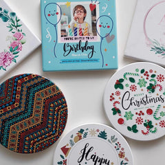 Personalized Ceramic Coasters & Magnets – Customizable for Gaming Desks & Home Decor