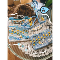 A Fish's Dream Journey' Underwater Themed Crochet Bag Kit