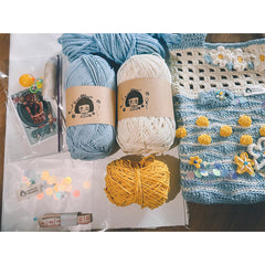 A Fish's Dream Journey' Underwater Themed Crochet Bag Kit