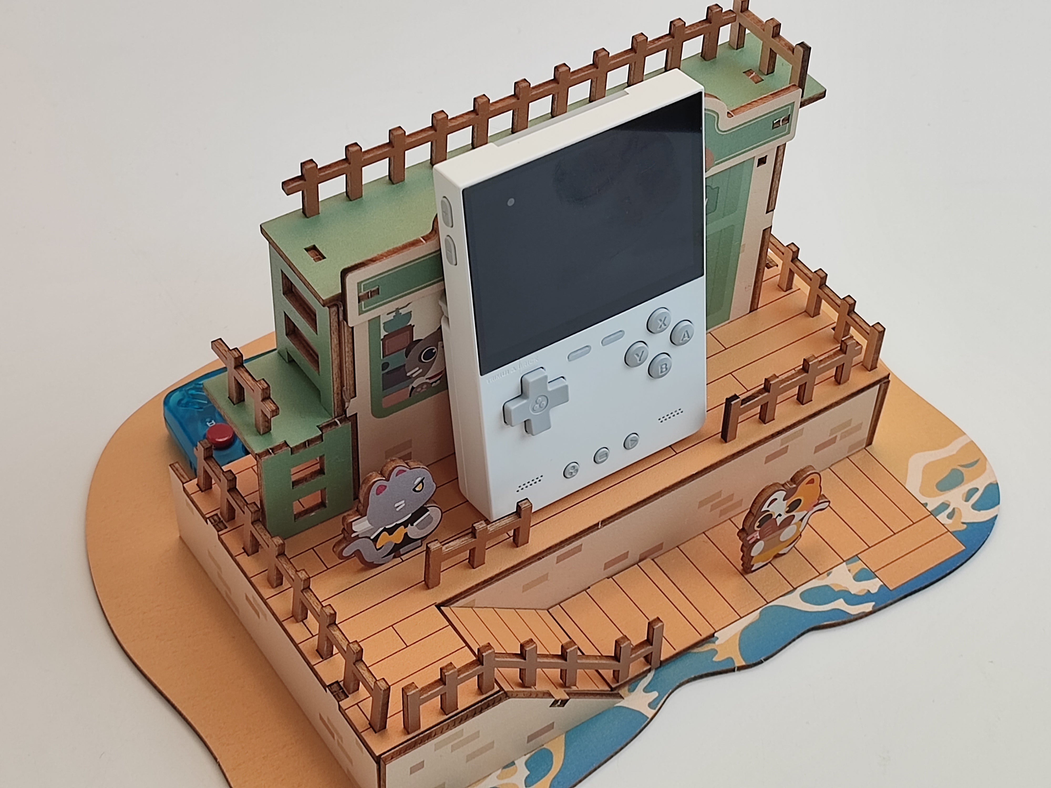 Co-Brand Wooden Assembly Game Console Stand (Les3dprinter & Gogamegeek Limited Edition) Co-Brand Wooden Assembly Game Console Stand (Les3dprinter & Gogamegeek Limited Edition)