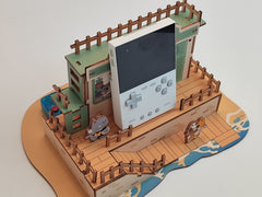 Co-Brand Wooden Assembly Game Console Stand (Les3dprinter & Gogamegeek Limited Edition)