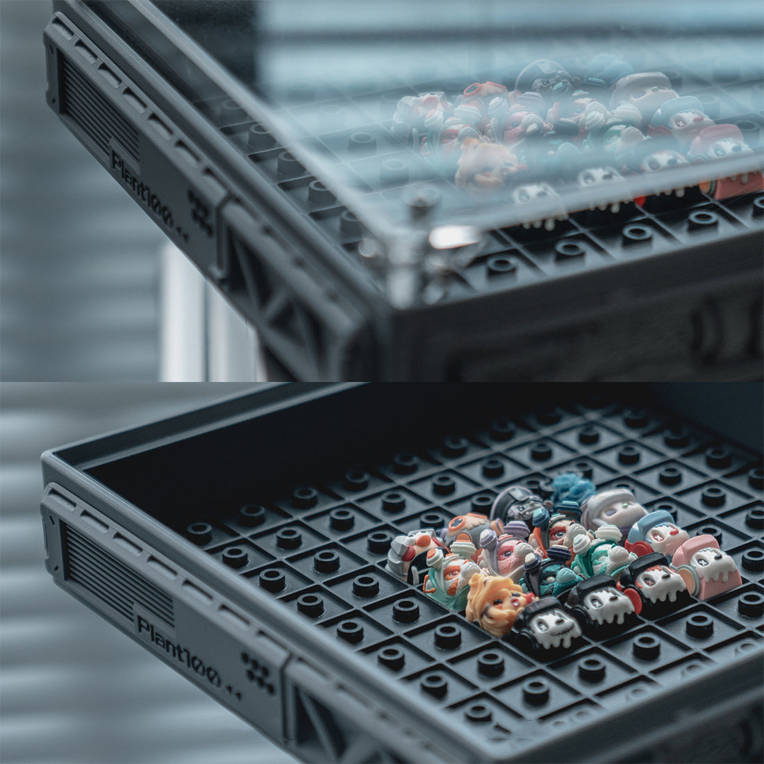 Plant100v2 Dust-Proof Keycap Storage Box