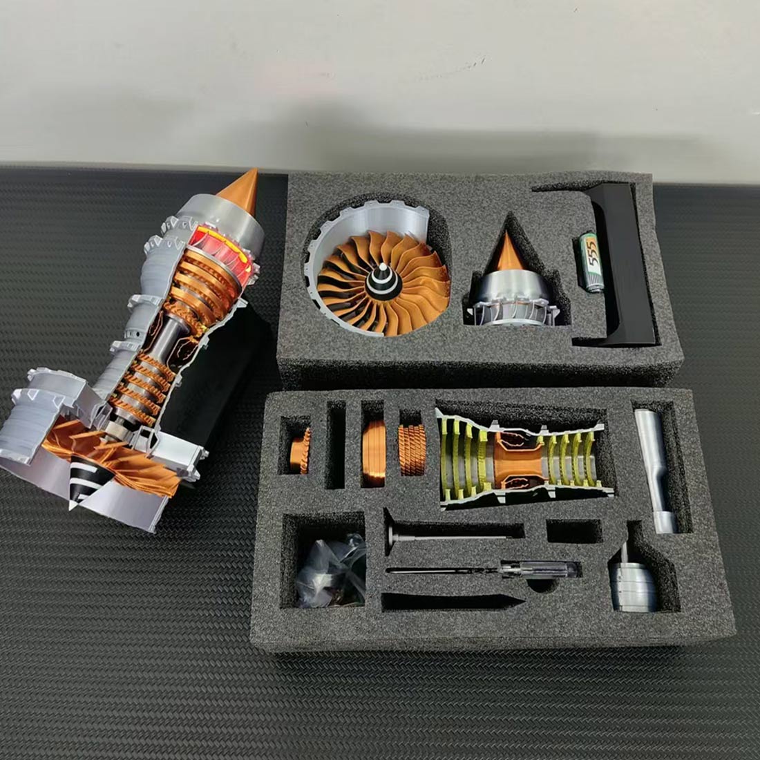 Latest TRENT 900 Turbofan Aircraft Engine Model Mini Version Simulated ...