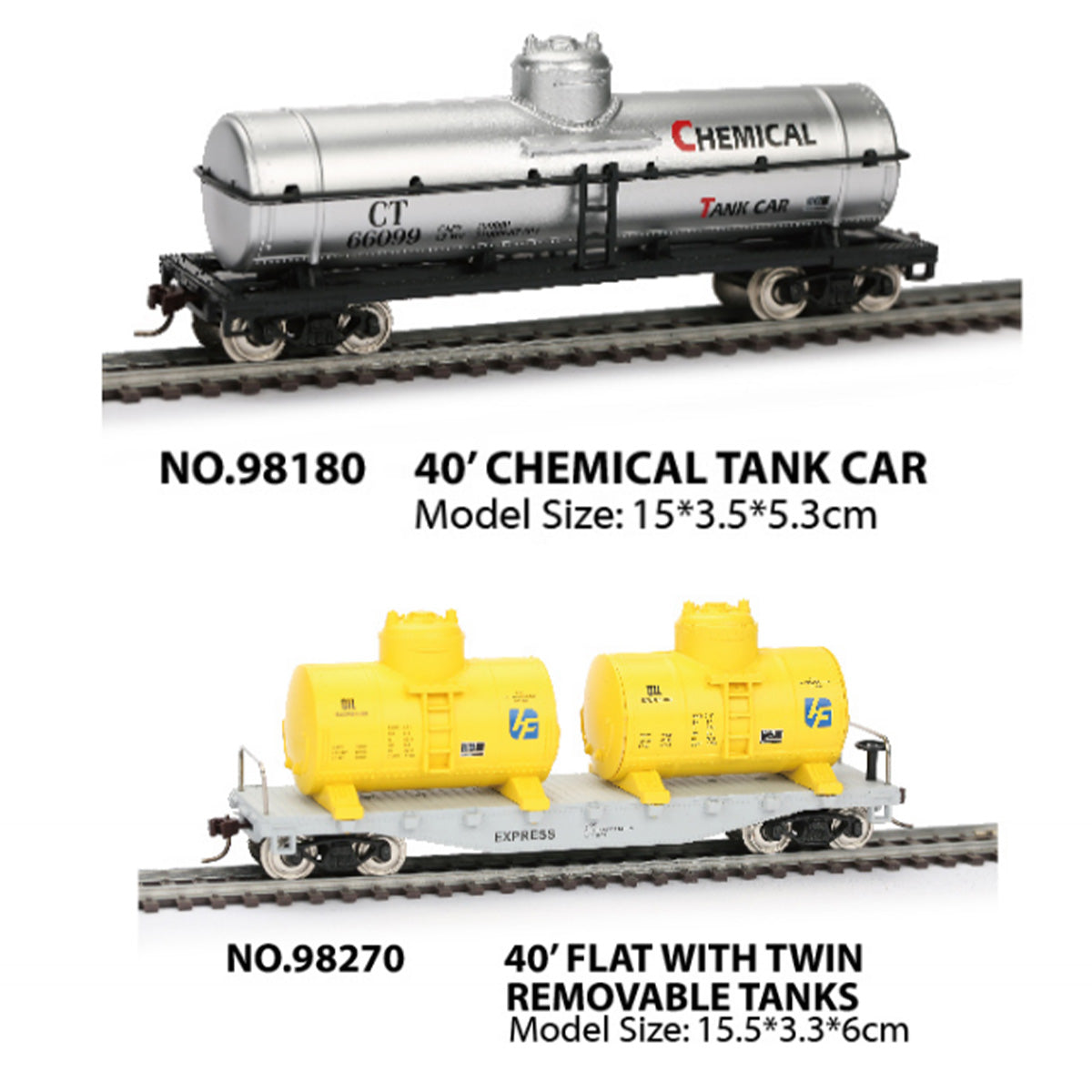 HO 1/87 Scale Internal Combustion Engine Railway Model Set