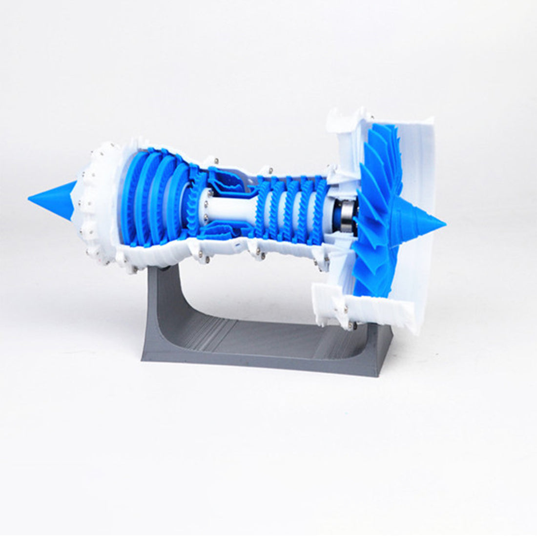 3D Printed Aero Turbofan Engine Model Static