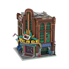 MOC-159975 Classic 80s Arcade Game Room Building Blocks Set