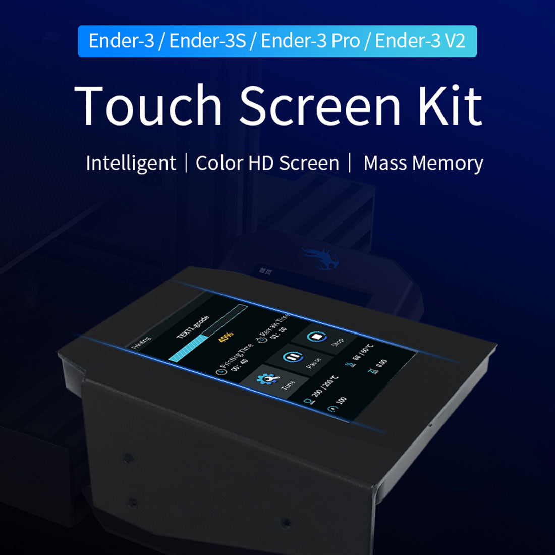 Creality 4.3” Touch Screen Kit for Ender-3/Ender-3S/Ender-3 Pro/Ender-3 V2