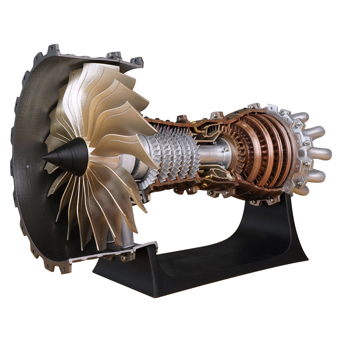 Turbofan Engine Model Kit 1/20 Scale Assembly Science Mechanical Tool Trent 900 (150+PCS)