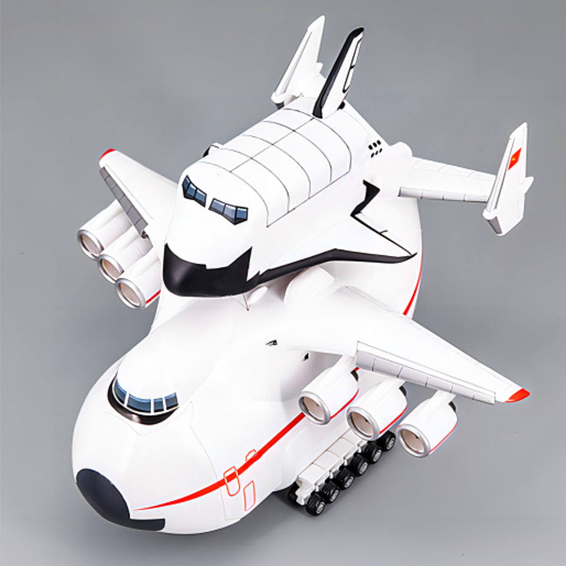 3D Printed Large Transport Airplane Model Military Display Model Kit (Q Version)