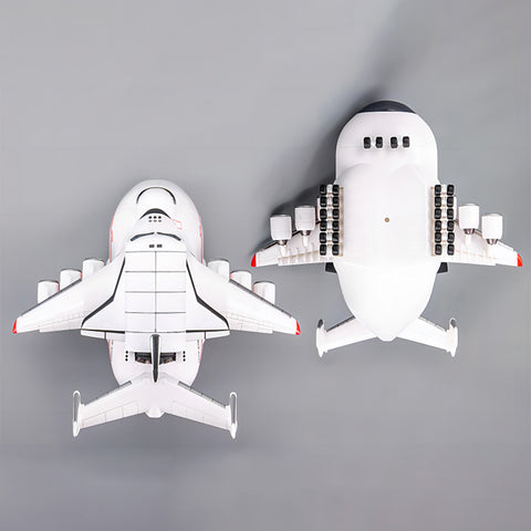 3D Printed Large Transport Airplane Model Military Display Model Kit (Q Version)