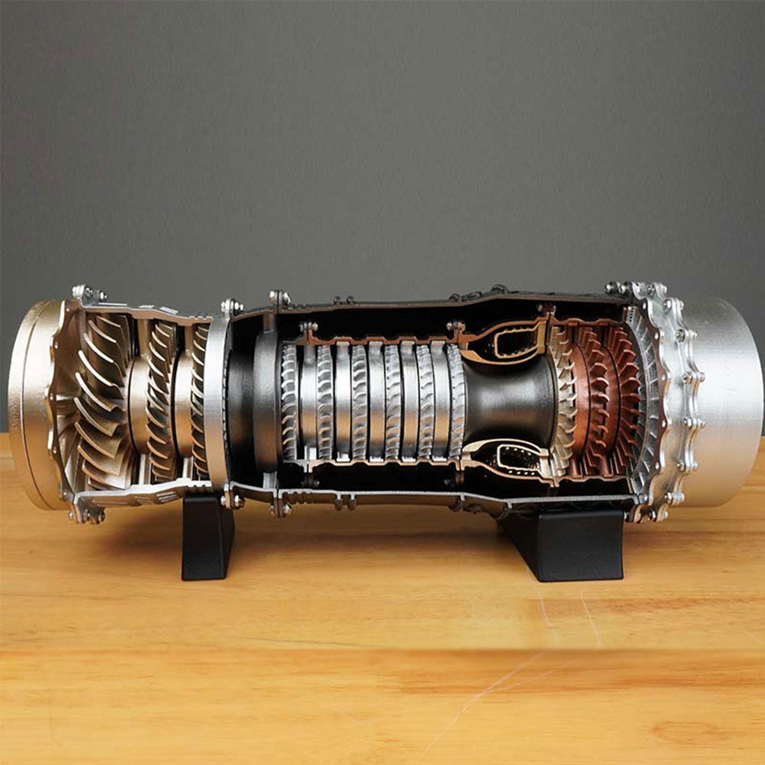3D Printed Turbofan Frighter Engine Model Assembly Electric Model 1/20 Scale WS-15(150+ PCS)