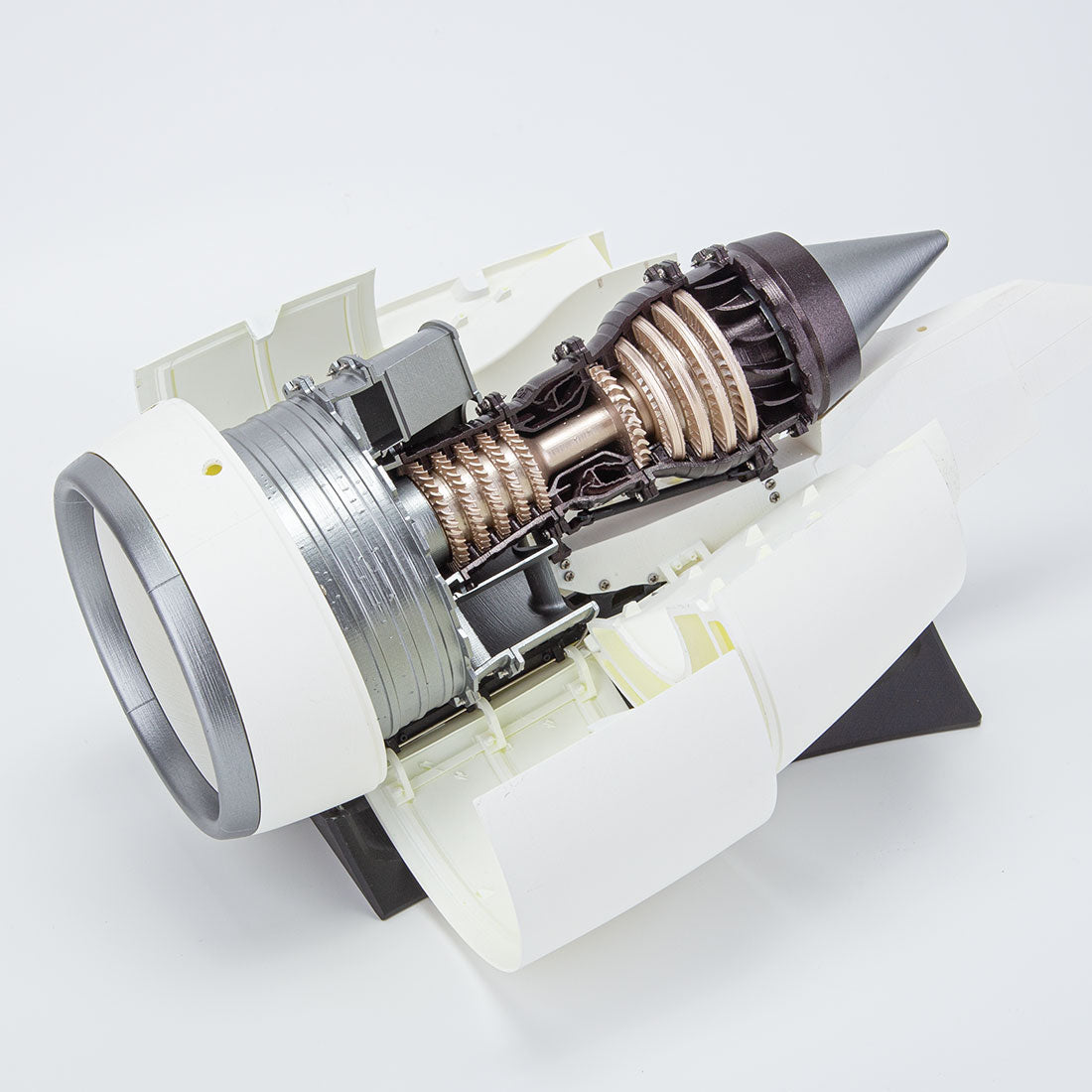 3D Printed Aircraft Turbofan Engine Assembly Model 1/30 Scale NTR-900