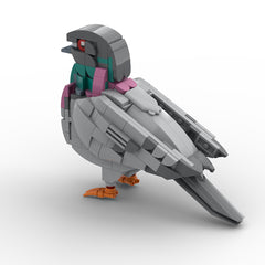 Mocsage MOC-208738 Feral Pigeon Building Blocks Set (255PCS)
