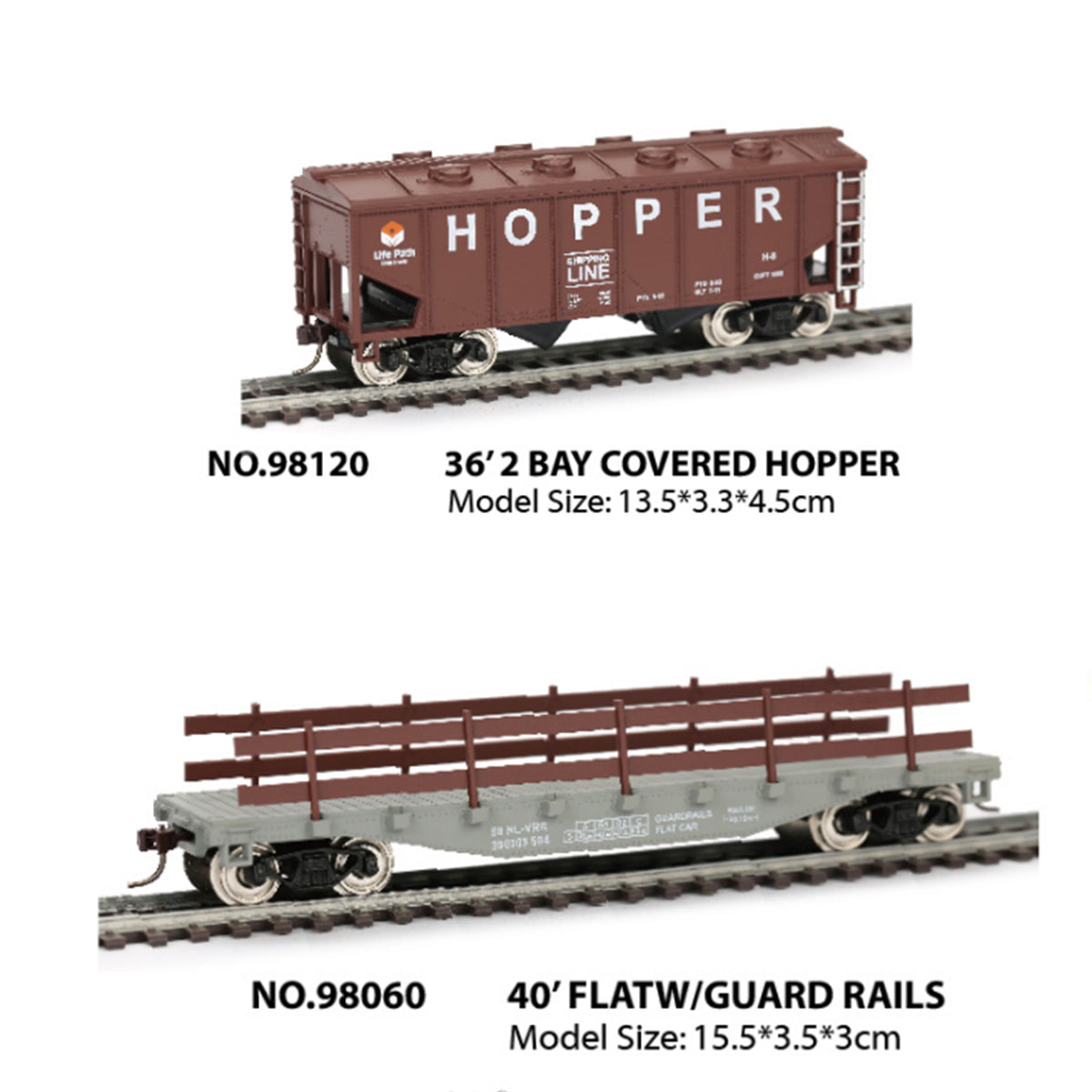 HO 1/87 Scale Internal Combustion Engine Railway Model Set
