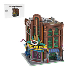 MOC-159975 Classic 80s Arcade Game Room Building Blocks Set