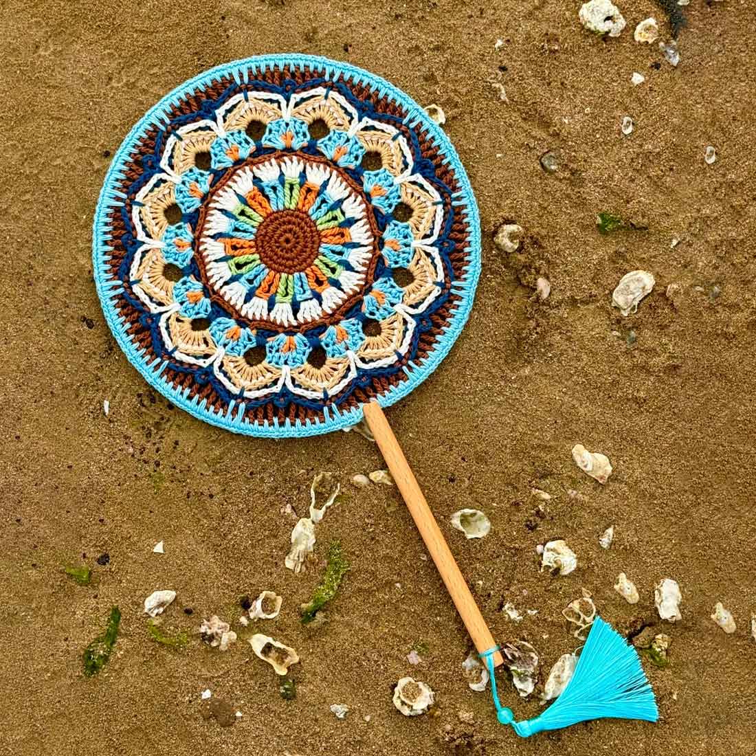 Dunhuang Flying Apsaras Crochet Fan Kit