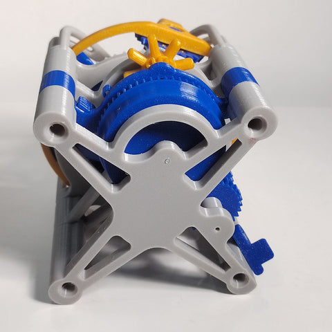 3D Printed Three-axis Tourbillon Gyroscopic Mechanism Core