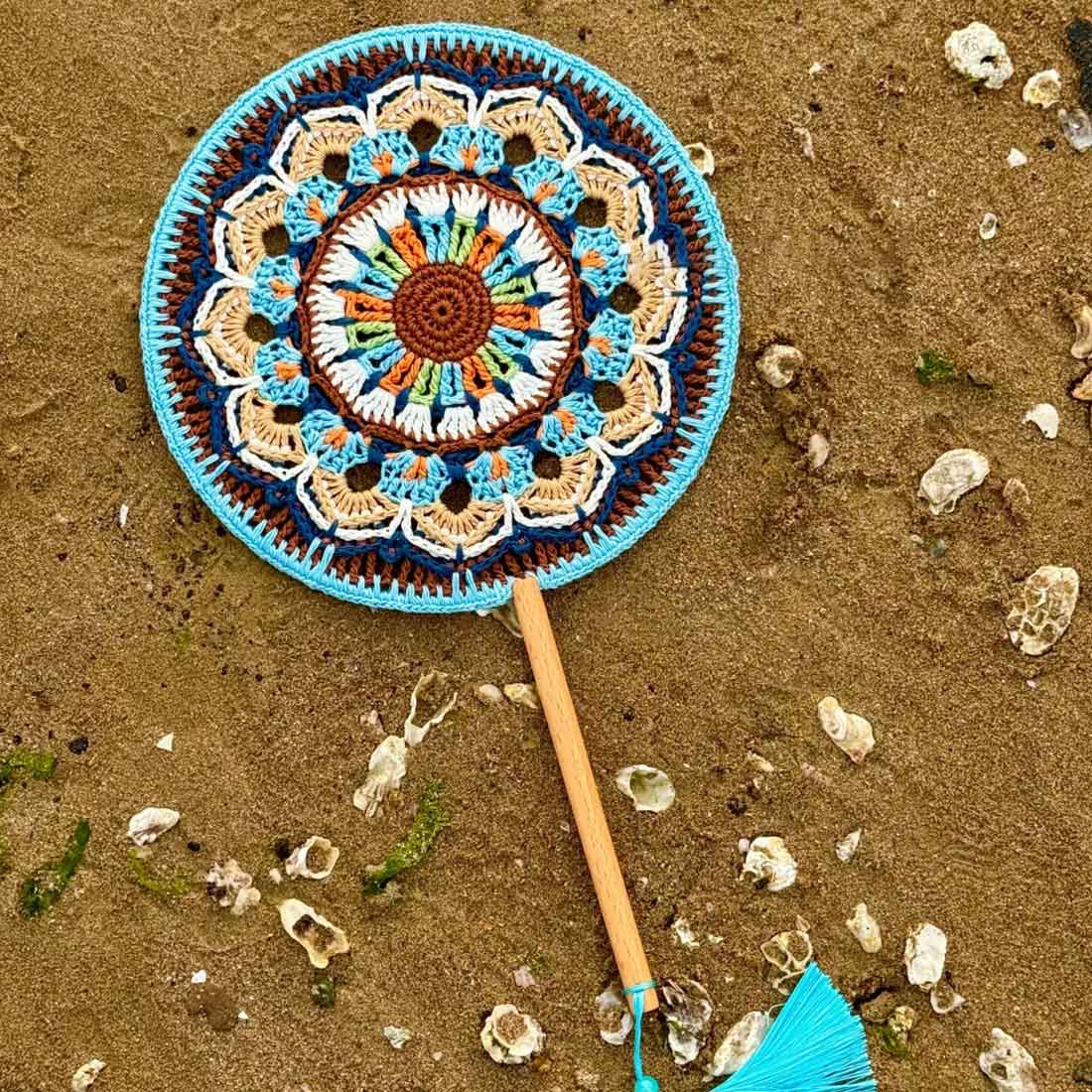 Dunhuang Flying Apsaras Crochet Fan Kit