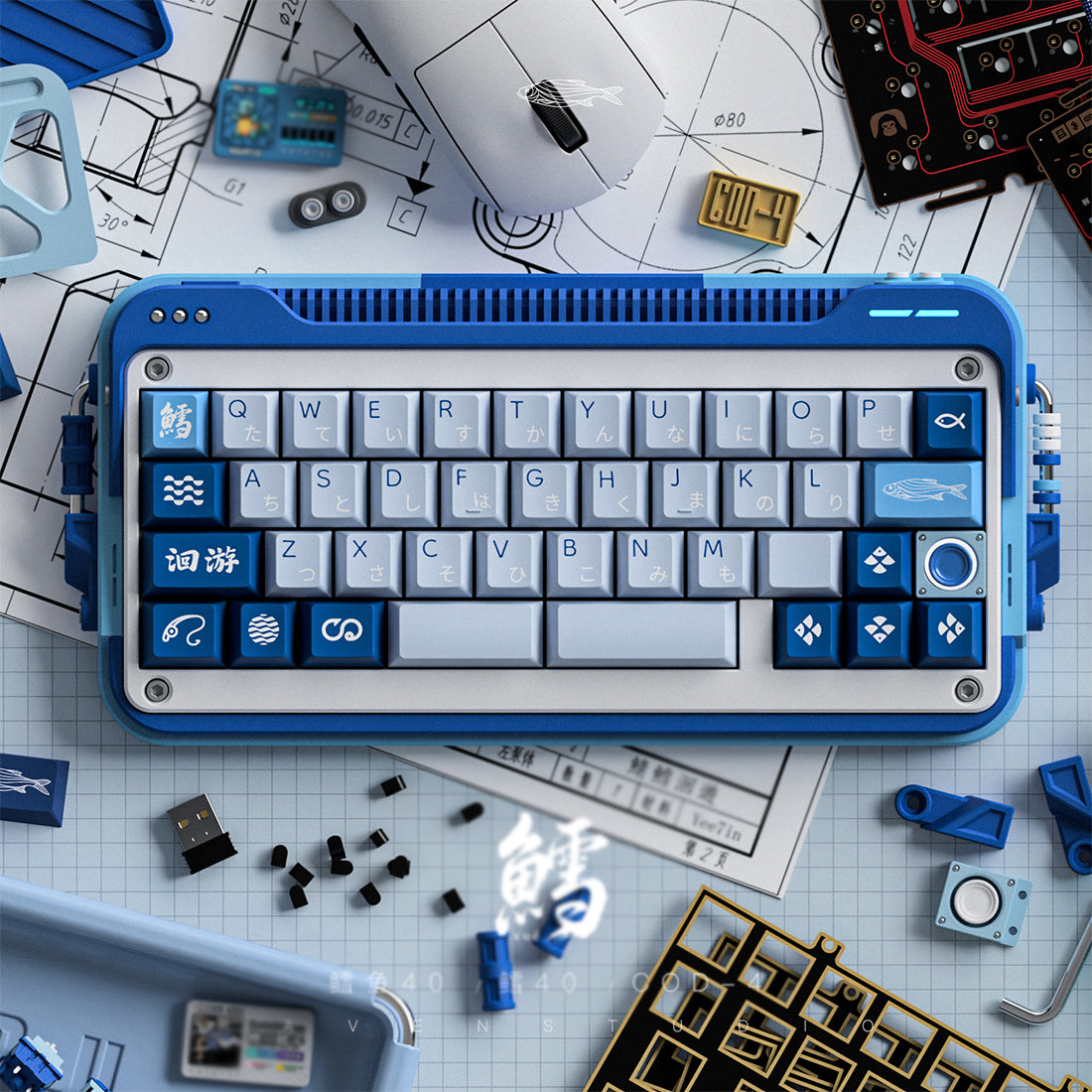 Codfish Compact Wireless Gasket Keyboard Kit