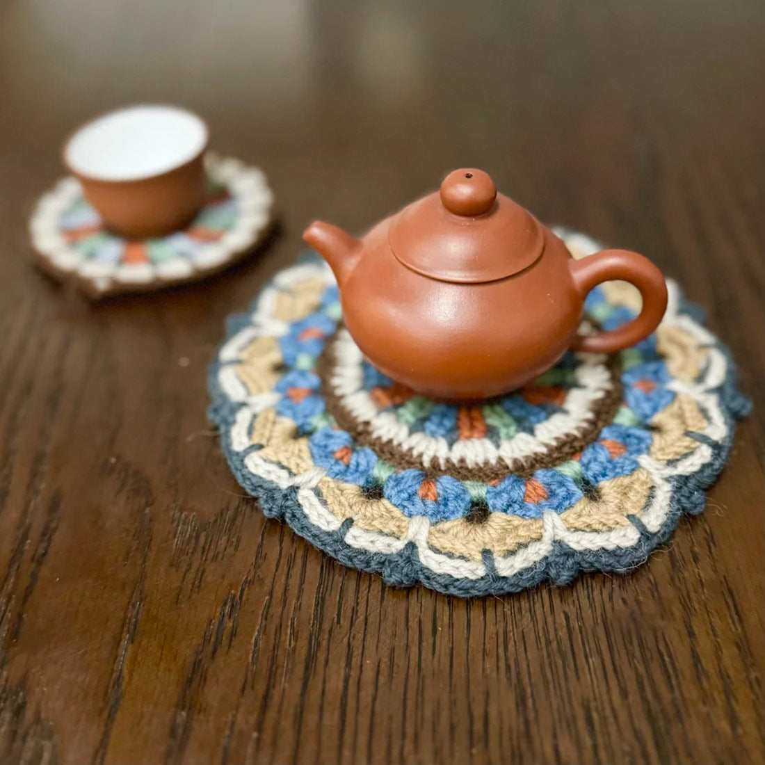 Dunhuang Flying Apsara Crochet Coaster Kit